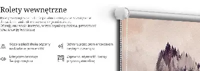 Senčilo za balkonska vrata Poslikane gore