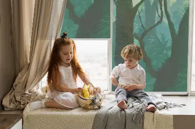 Senčilo za balkonska vrata Drevesa