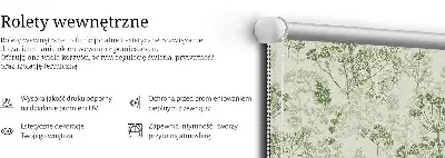 Notranje okensko senčilo Zelene rastline
