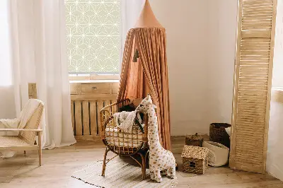 Senčilo za okno Bele pike, povezane s pikami