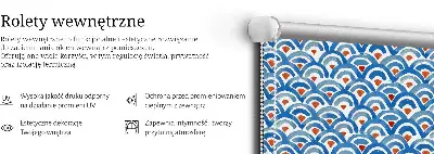 Notranje senčilo za okno Barvite tehtnice