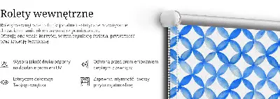 Notranje okensko senčilo Vzorec zvezde