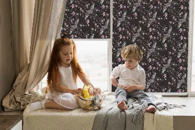 Notranje senčilo Čaplje in rože