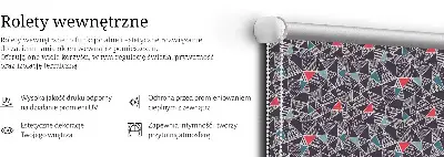 Notranje senčilo za okno Vzorec