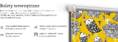 Tekstilno senčilo Ptice