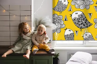 Tekstilno senčilo Ptice