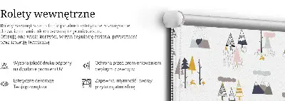 Notranje okensko senčilo Letni časi