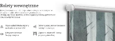 Notranje senčilo za okno Drevesa