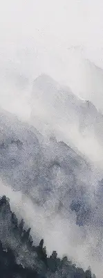 Notranje senčilo za okno Meglene gore