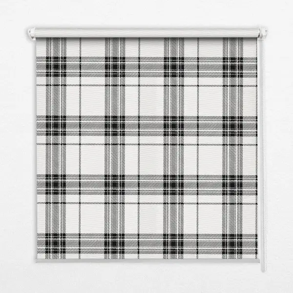 Notranje senčilo Sivi tartan