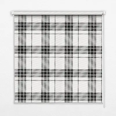Notranje senčilo Sivi tartan