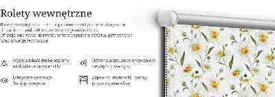 Notranje senčilo za okno Marjetice