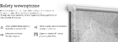 Tekstilno senčilo 3D kamniti zid