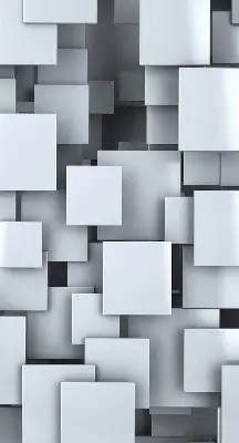 Senčilo za okno Sivi 3D kvadratki