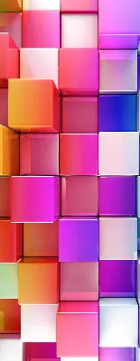 Notranje senčilo Barvite 3D kocke