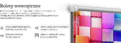 Notranje senčilo Barvite 3D kocke