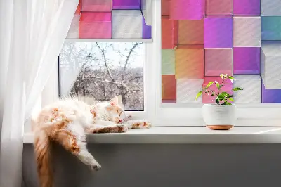 Notranje senčilo Barvite 3D kocke