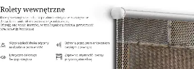 Notranje senčilo za okno Kovinska stena