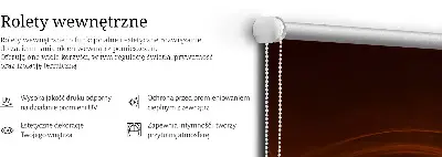 Senčilo za balkonska vrata Oranžna abstrakcija