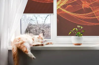 Notranje senčilo Oranžna abstrakcija