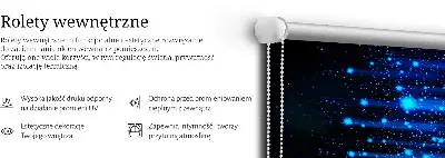 Notranje senčilo za okno Modra toča