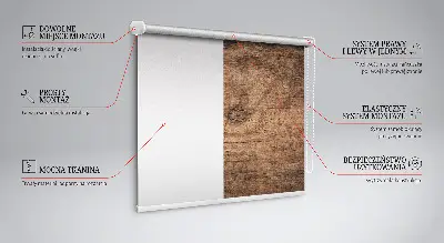 Tekstilno senčilo Temni les