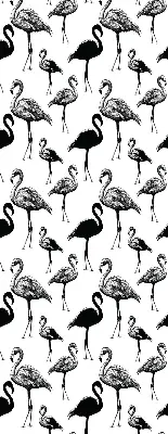 Senčilo za balkonska vrata Črni flamingi