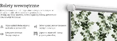 Notranje senčilo za okno Listi