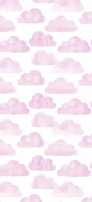 Tekstilno senčilo Rožnati oblaki