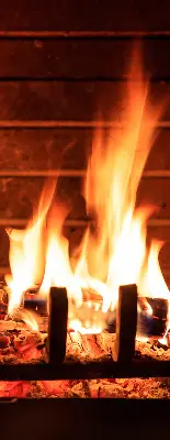 Senčilo za okno Kamin