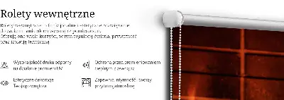 Senčilo za okno Kamin