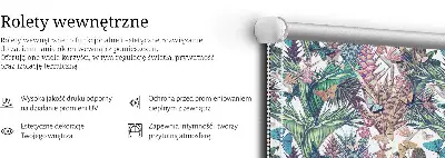 Notranje senčilo Metulji na rožah