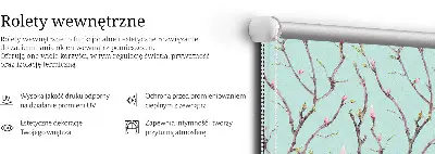 Senčilo za balkonska vrata Vejice