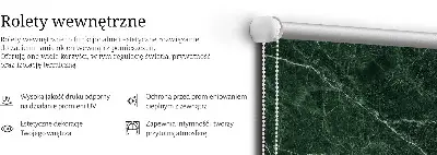 Senčilo za balkonska vrata Zeleni marmor