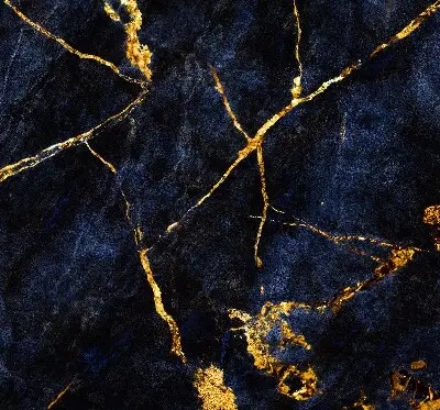 Notranje okensko senčilo Temno moder marmor