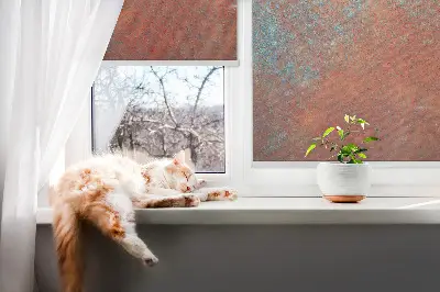 Notranje okensko senčilo Oranžna pločevina