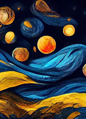 Tekstilno senčilo Planeti