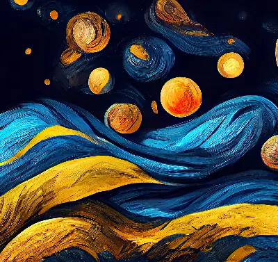 Tekstilno senčilo Planeti