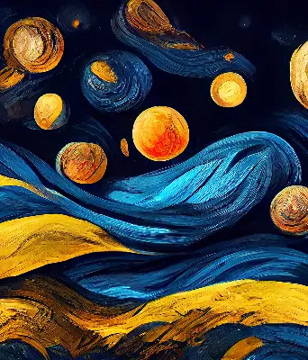 Tekstilno senčilo Planeti