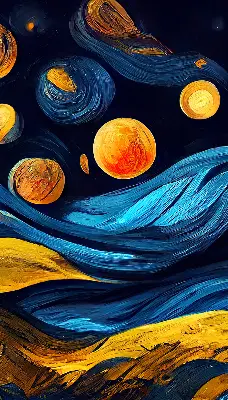 Tekstilno senčilo Planeti