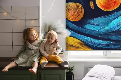 Tekstilno senčilo Planeti