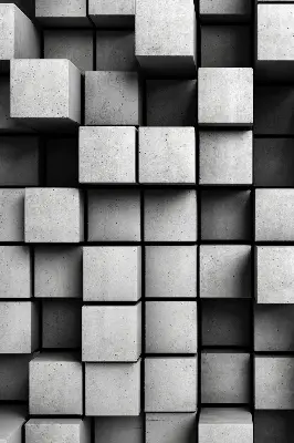 Notranje senčilo Kamnite kocke