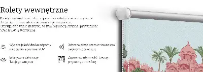 Notranje okensko senčilo Palača z vrtom
