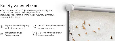 Tekstilno senčilo Jata ptic