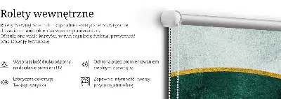 Senčilo za okno Polkrog znotraj polkroga