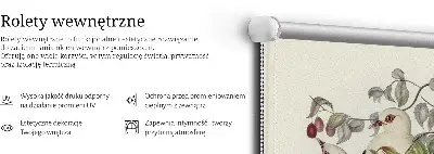 Senčilo za balkonska vrata Ptice na veji