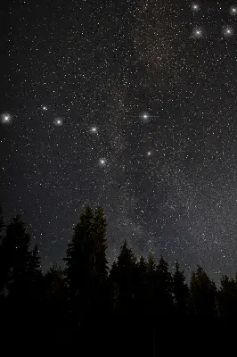 Notranje senčilo Zvezde na nebu