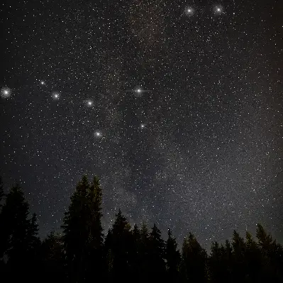 Notranje senčilo Zvezde na nebu