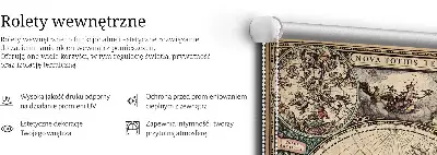 Notranje senčilo Zemljevid sveta