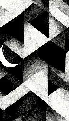 Notranje okensko senčilo Trikotniki v abstrakciji